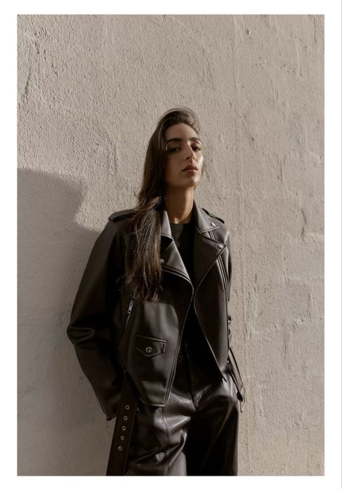 Кожено яке Zara.