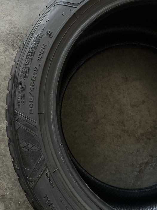 245 45 R18 100H M+S iarna Goodyear Set anvelope cauciucuri DOT 2023