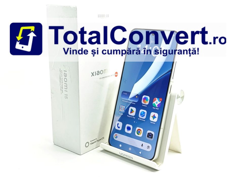 Xiaomi 15 256GB White 12GB Dual SIM cutie, Garantie 24 luni | #R96966
