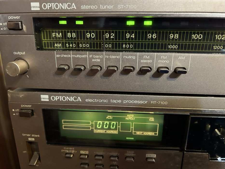 Vand Optonica ST-7100 + RT-7100 – Vintage Hi-Fi