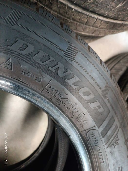 2бр.всесезонни гуми 215/65/16C Dunlop