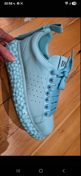 Маратонки кожени