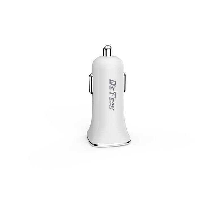 Зарядно устройство за кола DeTech 5V/2.4A, 12/24V, С Type-C кабел