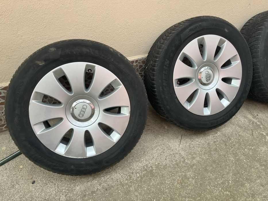 jante de aliaj Audi + cauciucuri iarnă