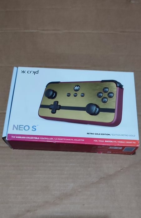 Controler wireless CRKD NEO S Retro Gold Edition . Nintendo Switch,Nou