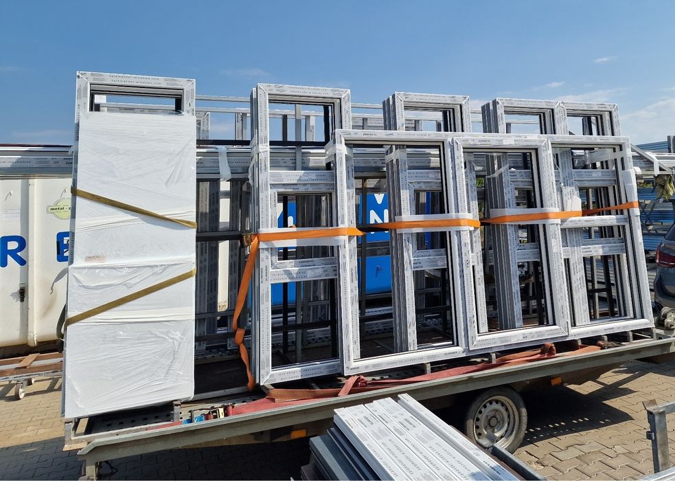 Capra, suport, rastel trasport sticla, tamplarie, profile, termopane