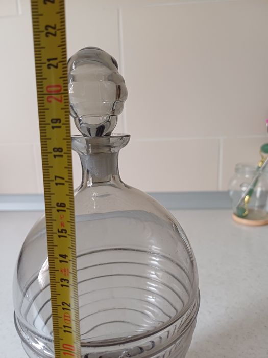 Accesoriu decorațiune înfrumusețare sticla hand made Franța  1970