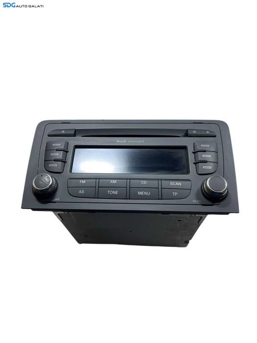 Radio CD Player Audi Concert Fara Safe Code Audi A3 8P 2004 - 2013 Cod 8P0035186G 7647253380 [B3814]