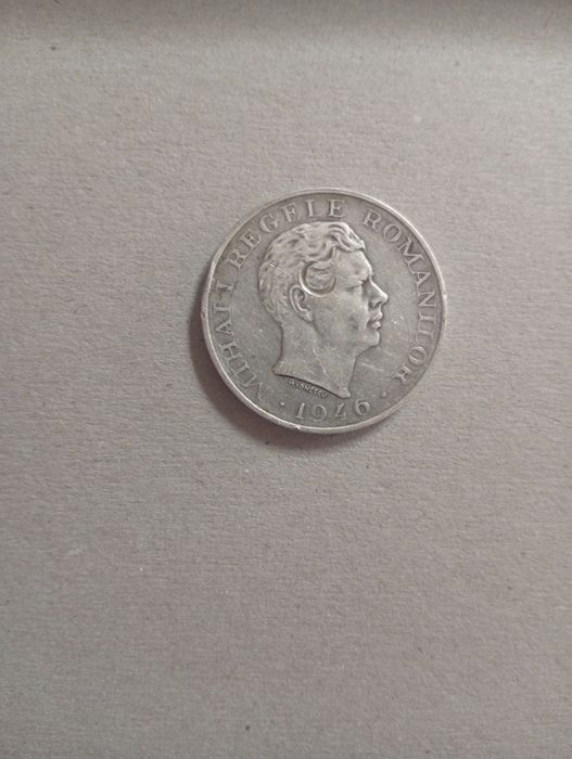 Monedă 100000 lei cu Mihai întâi regele României 1946