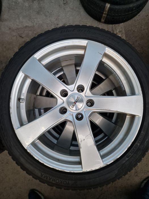 5x112 18 цола джанти Dezent VW/Audi/Mercedes със зимни гуми 225/45R18