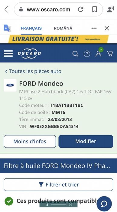 Ford Mondeo 1.6 TDCI EURO 5