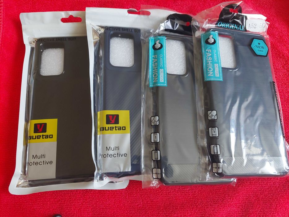 Vand Huse silicon si Folie sticla  pentru Samsung A52 / A52 5G
