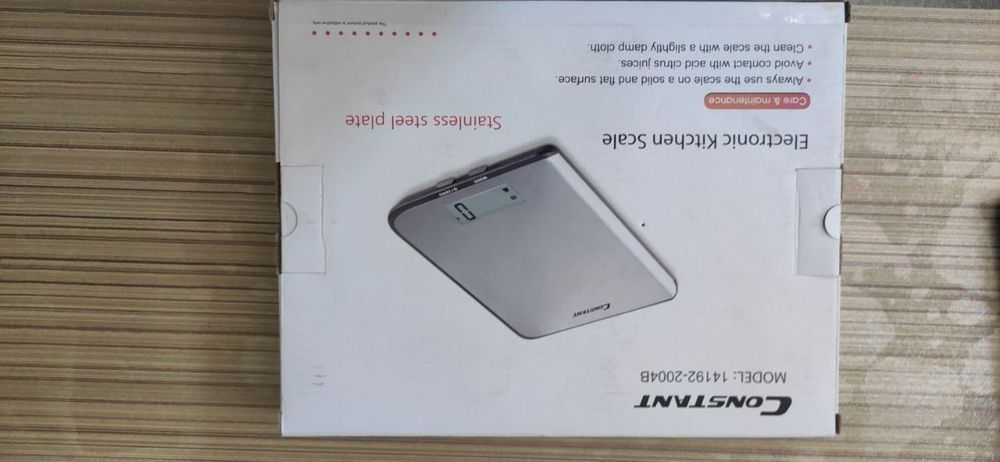 Электронные кухонные весы CONSTANT из нержавеющей стали