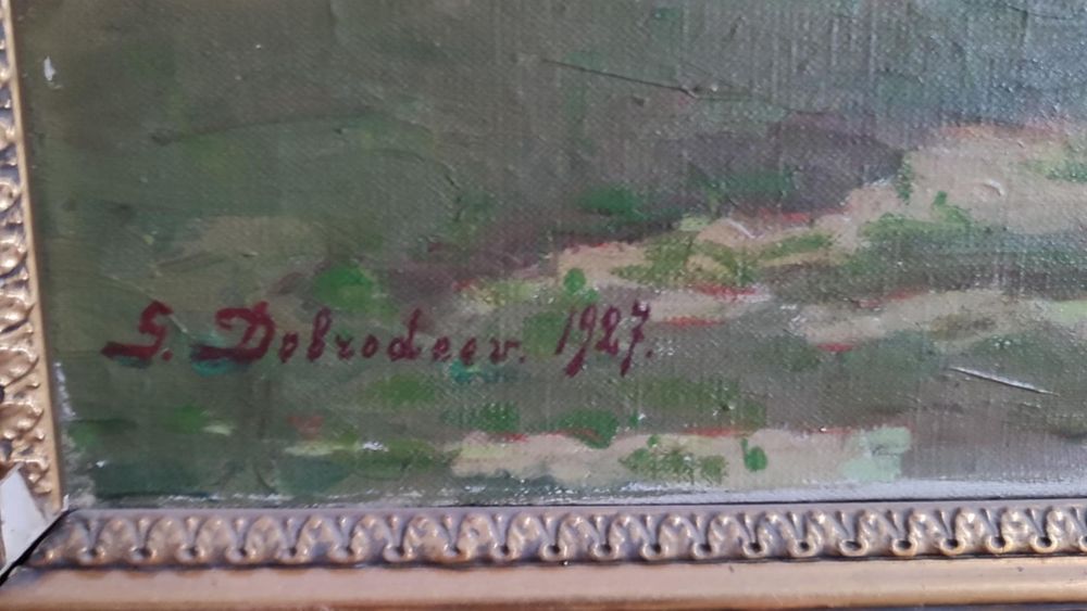 Tablou vechi semnat 1927