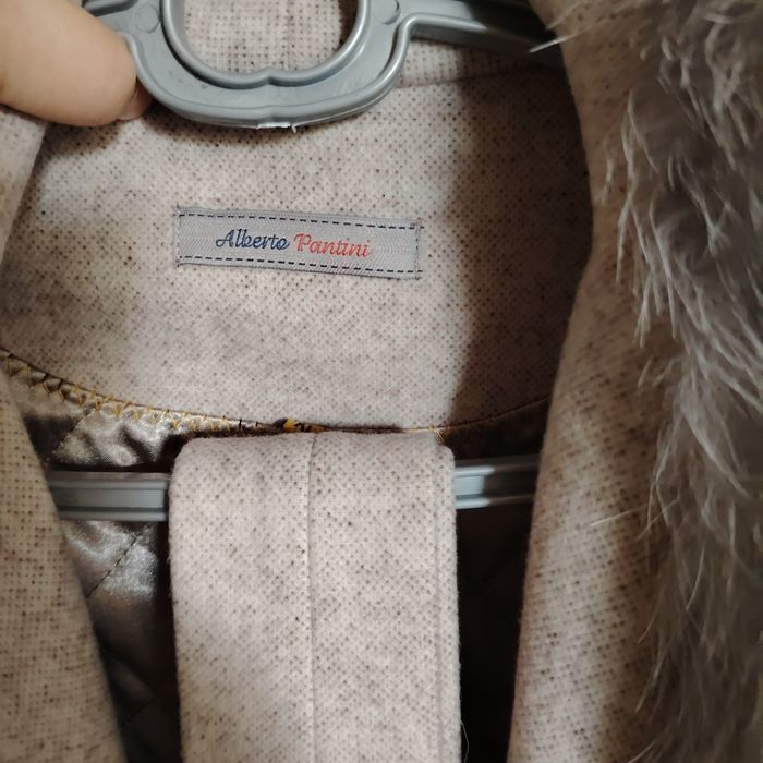 Кашемировое пальто с натуральным мехом. Производство Турция, бренд Alb