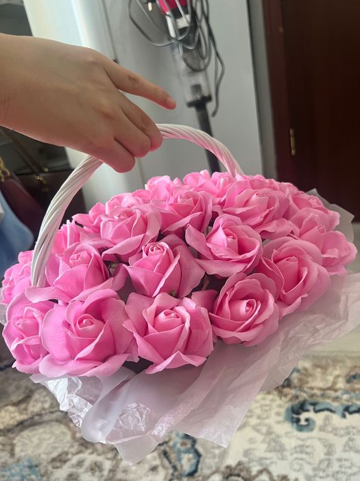 30 штук мыльных роз