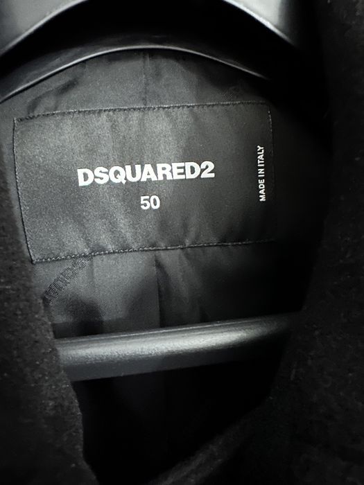 Palton scurt negru Dsquared2 (marimea 50)