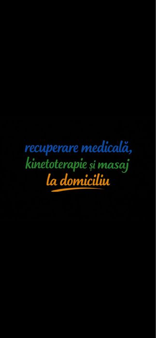 Kinetoterapie si masaj la domiciliu, 9 ani de experienta.