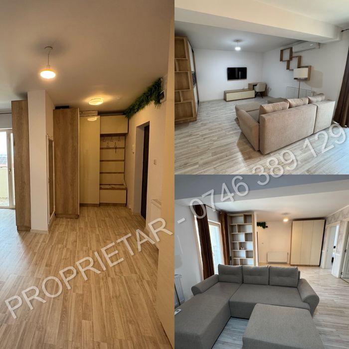 Apartament de închiriat, 2 camere, 63 mp, loc parcare inclus, Horpaz — fotografia 2