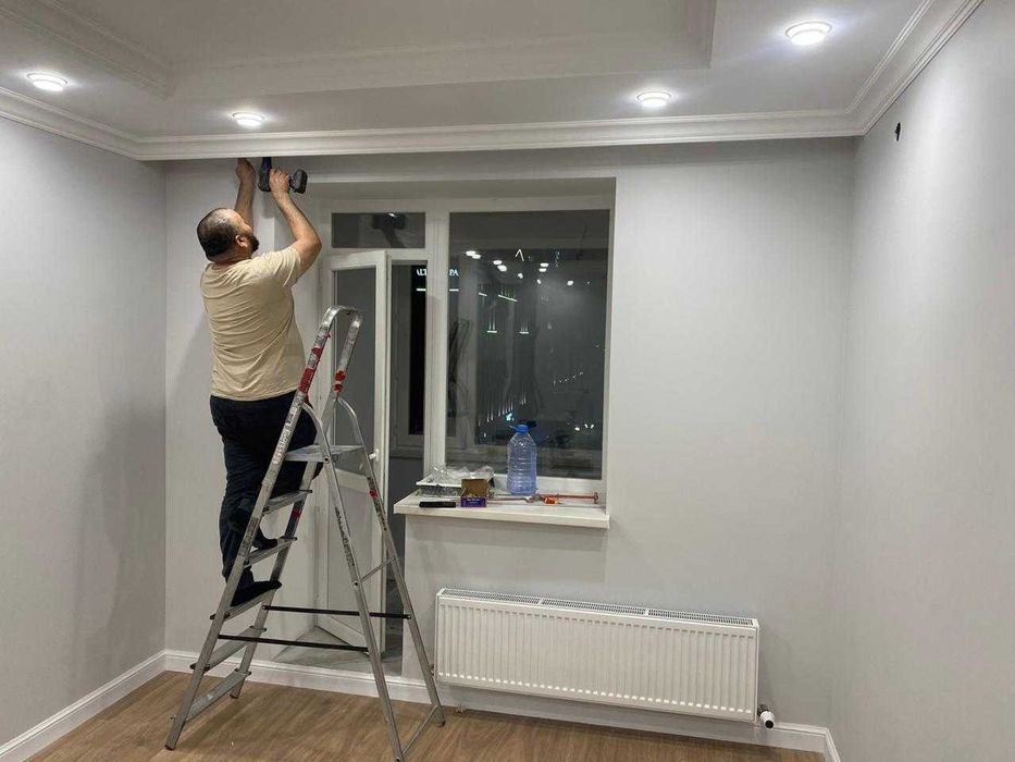 Установка карниз гардин мастер Астана