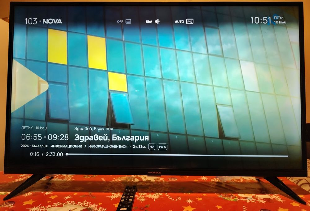 Телевизор 43 инча,  Thomson  43UD6306,  почти нов