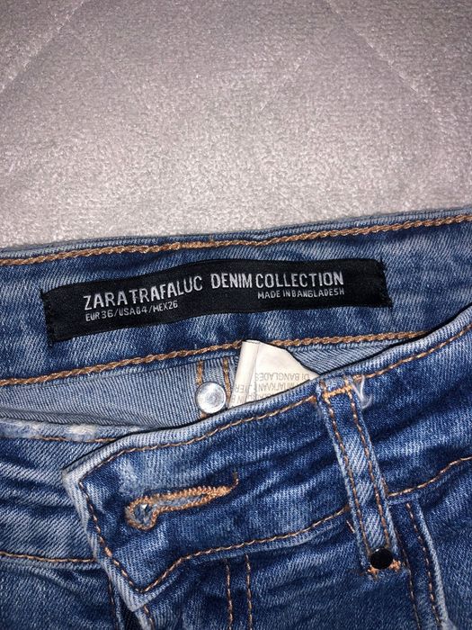 Blugi skinny cu talie înaltă ZARA