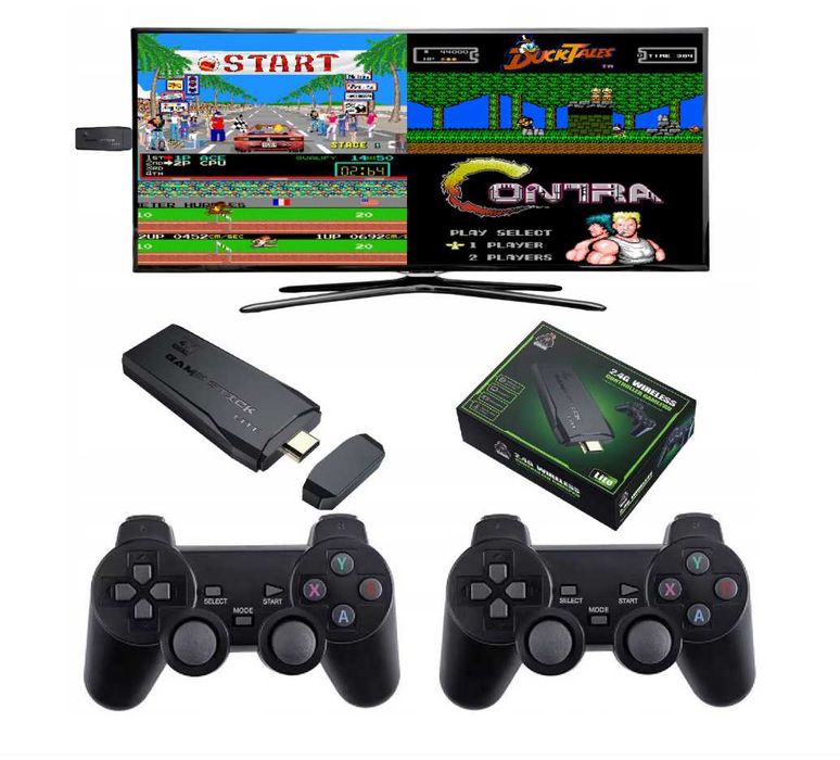 Комплект конзола с 2 геймпада, HDMI, USB 2, 16 000 игри