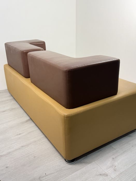 Steelcase немски офис диван с естествена кожа