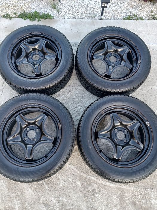 Jante originale+anvelope 205 60 16 Nokian  Dacia Logan Sandero Stepway Lodgy