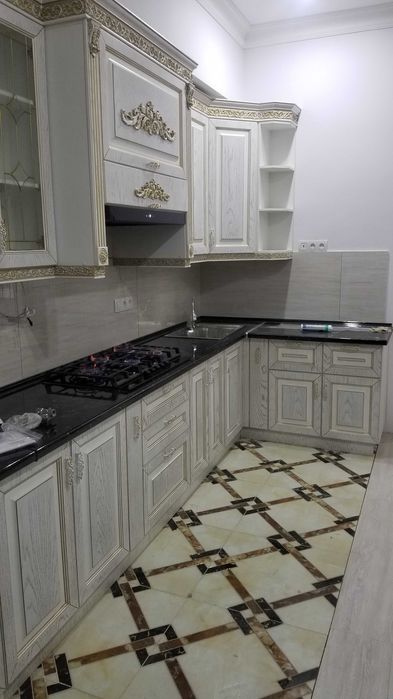 Кухни шпон крашеный мдф