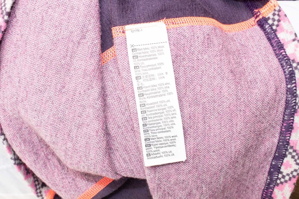 Kari Traa дамска мерино блуза с цип термо бельо 100% мериносна вълна S