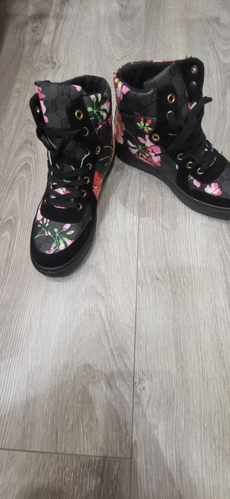 Дамски високи кецове Gucci