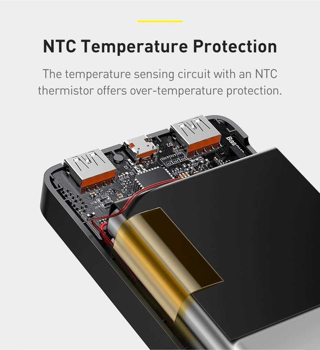 Baseus 20W Power Bank 20000mAh For iPhone 15 Bipow Digital Display