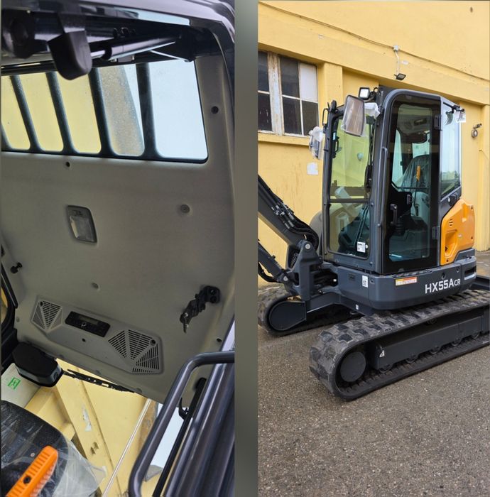 Excavator HYUNDAI HX55A  midi excavator NOU cu ZERO ORE