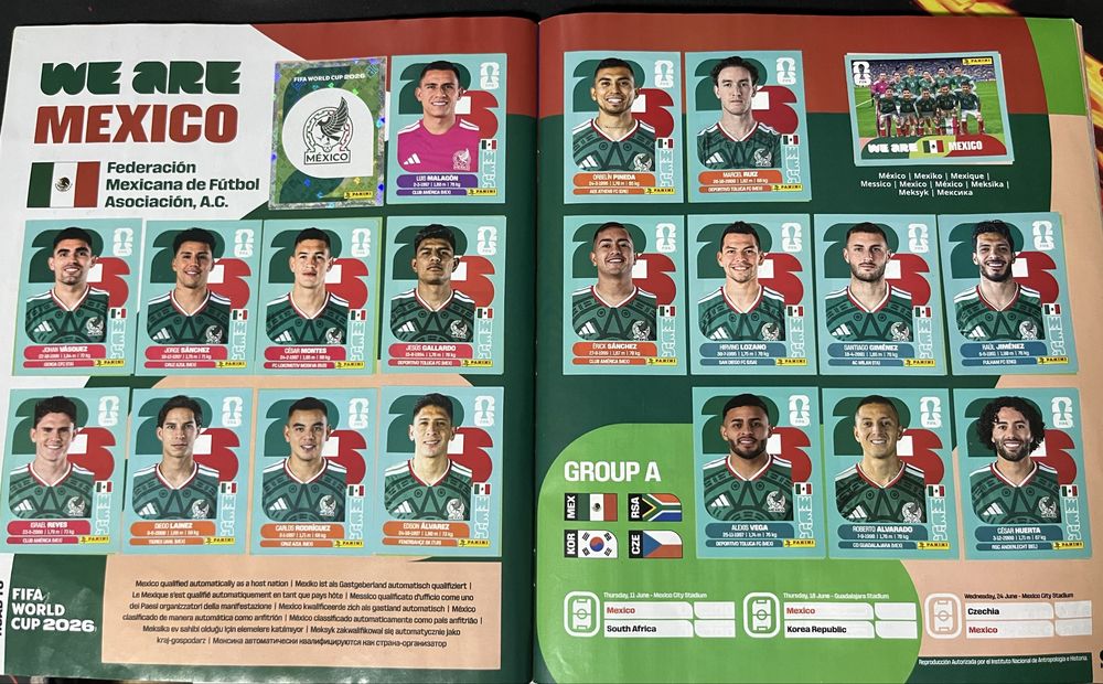 Албум FIFA WORLD CUP 2026 Panini