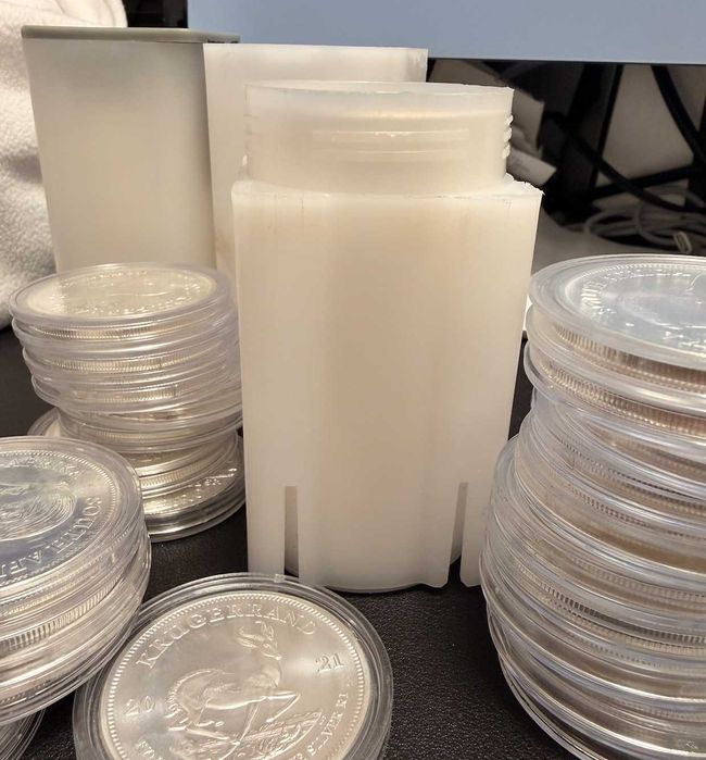 2 uncii de argint pur 999