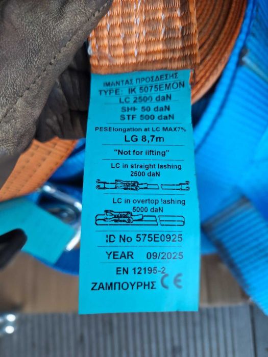 Колани за укрепване на товари