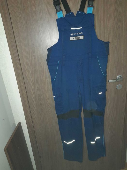 Pantaloni lucru cu bretele  Hiunday nr 50