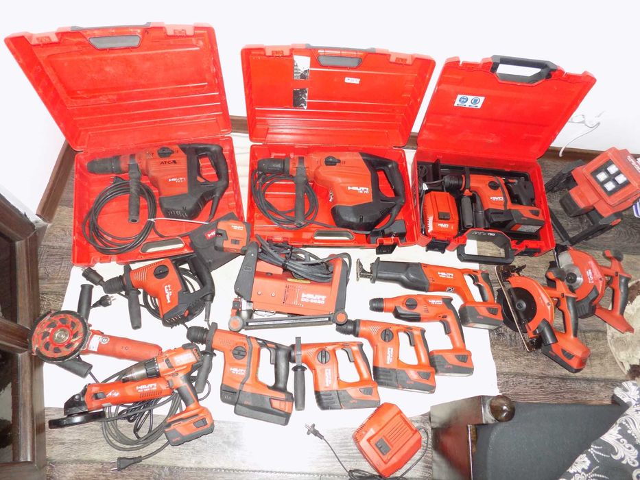 Scule Hilti functionale  TE 60 / TE 70 ,  Te 7 C , SR 30 -A36 , SL 6-A22 , Laser PM 2-LG