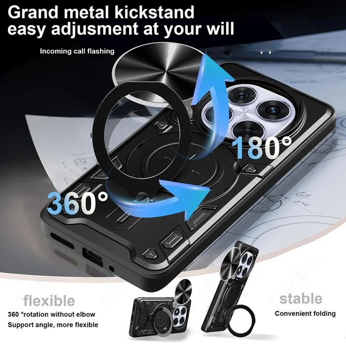 Xiaomi Redmi Note 14 Pro 14 Pro+ 14S / GIANT RING Удароустойчив кейс