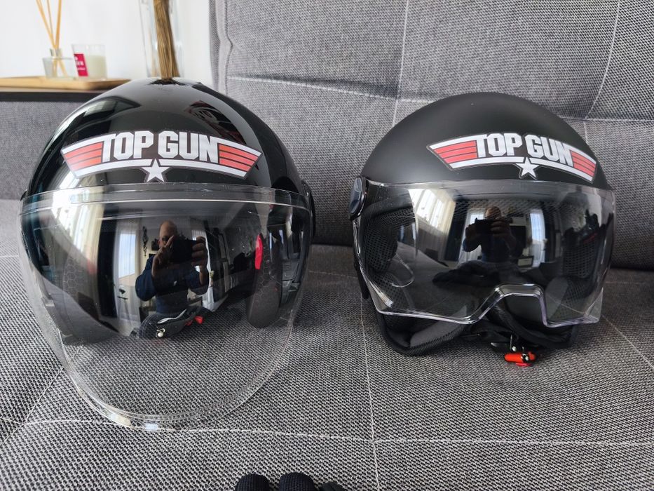 Căști moto folosite de 3 ori