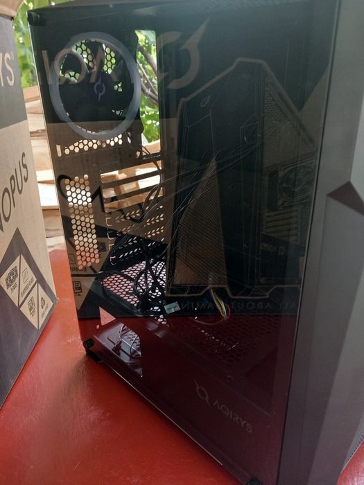 Carcasă Gaming AQIRYS Canopus | ATX, Tempered Glass, 3 Ventilatoare ARGB | Ca nouă, la cutie
