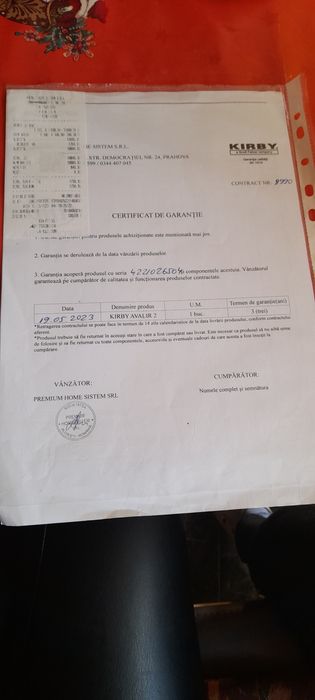 Aspirator ultra performant KIRBY(aspira inclusiv acarienii!)-10 functi