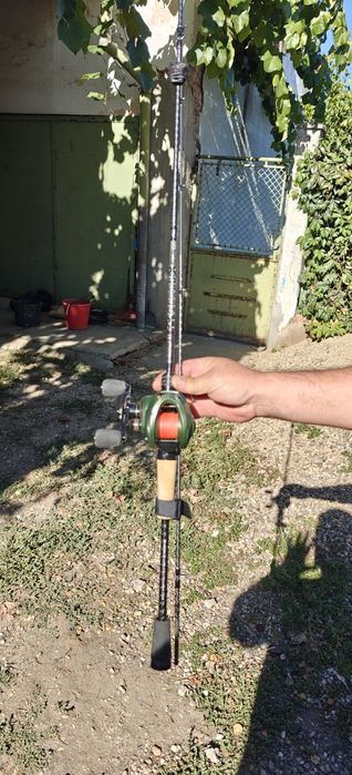 Combo lanseta PureLure Sharpen + mulineta baitcasting Heweiu