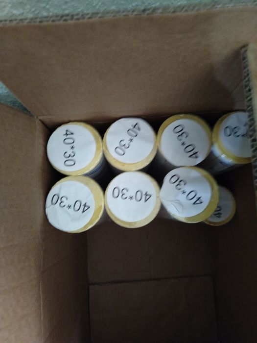 Термоэтикетка оптом 7800сомсом