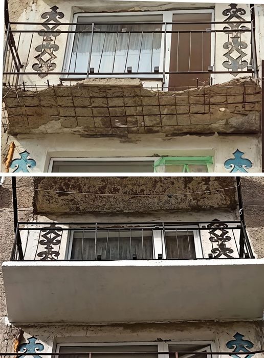 Восстановление балконных плит