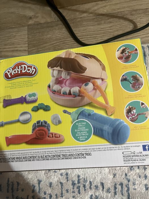 набор play doh стоматолог игрушка для детей