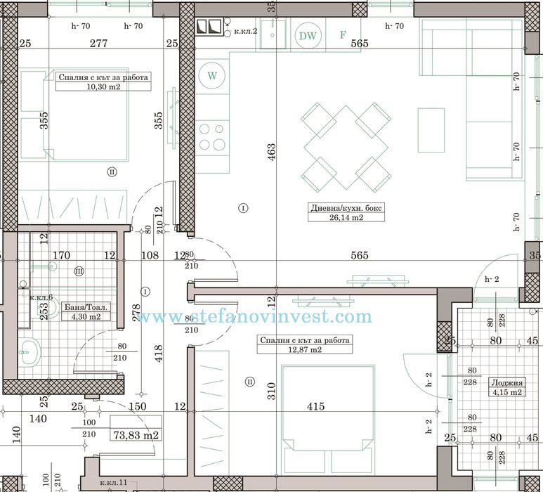 Продава се Тристаен апартамент в Варна, Кайсиева градина - 84 кв.м за 789 €/кв.м - Снимка #8