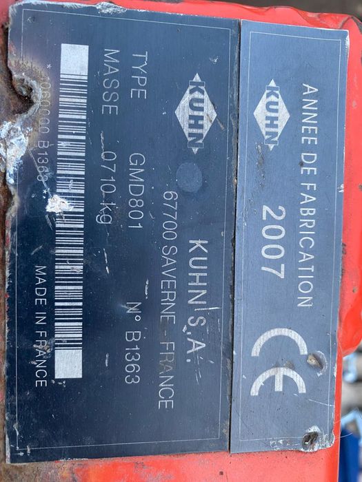 Cositoare kuhn gmd801