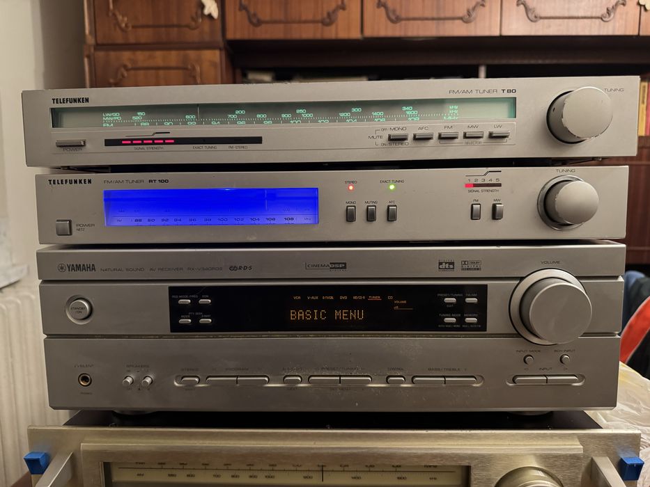AV Receiver Yamaha, tunere Telefunken
